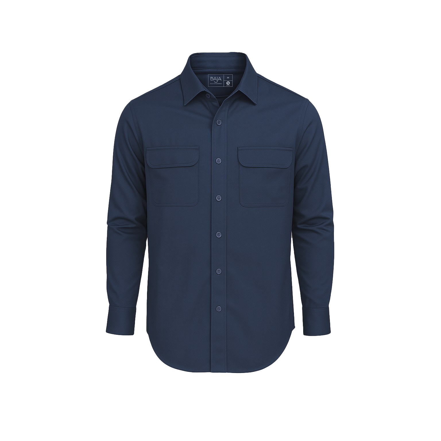 Camisa Baja Bibo Marino para caballero